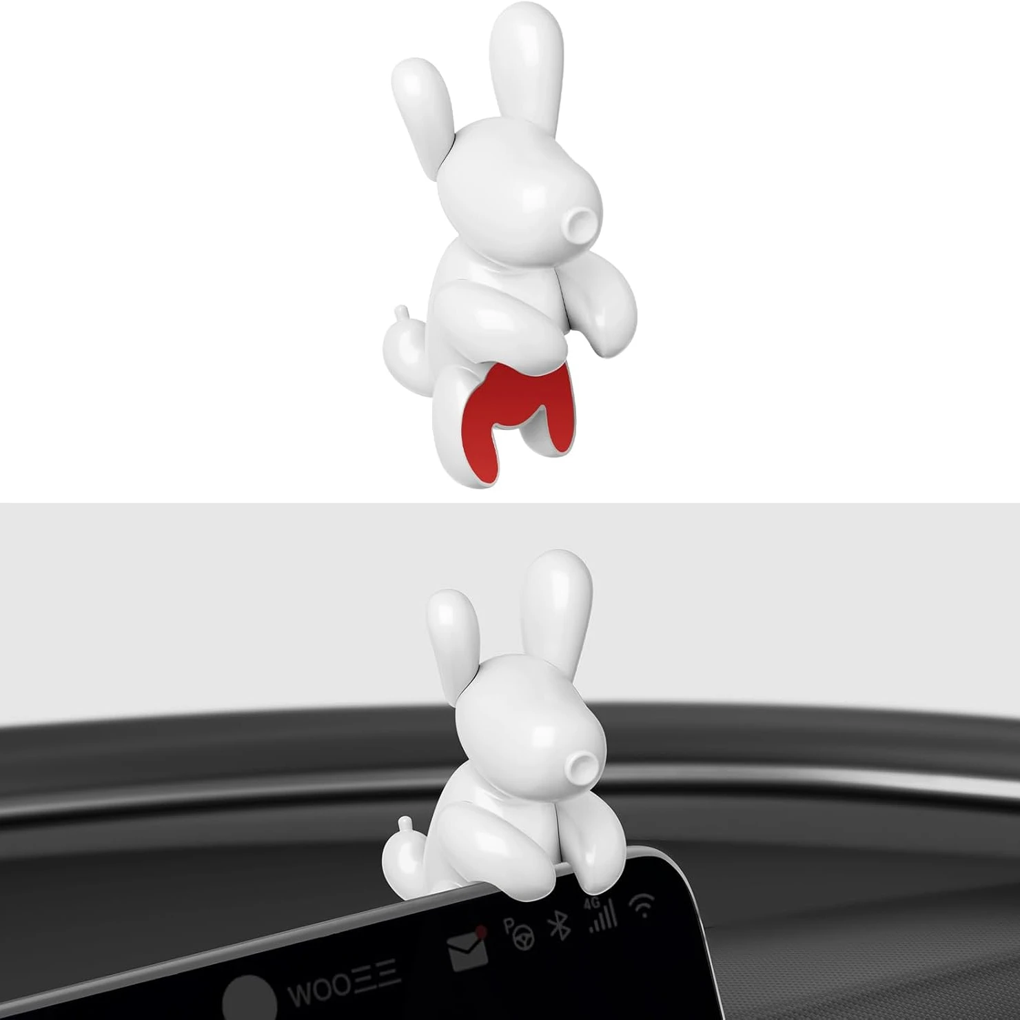for Tesla Dog Mode Mini Screen Decoration Ornament Funny Decors Compatible with 2017-2025 Model 3 & Model Y Interior Accessories
