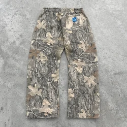 Y2K mannen broek Harajuku vintage Camouflage Patroon Baggy Casual Joggingbroek Hip Hop gothic mannen vrouwen wijde pijpen broek streetwear