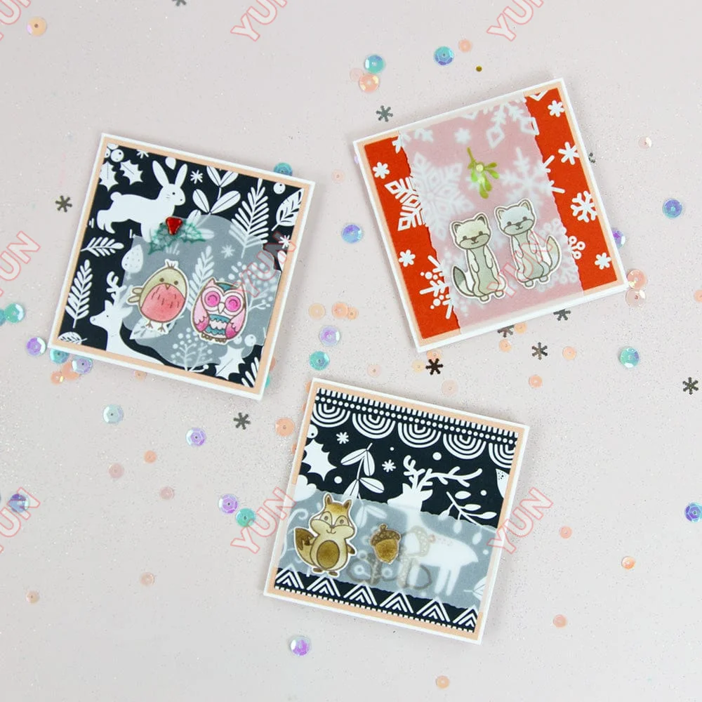 Arrival New Mysterious Box Cut Dies Stamps a Very Festive Fayre Jumping Buddies Die Set DIY Scrapbooking Paper Card Gift Stencil