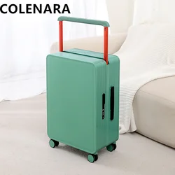 COLENARA-caja de equipaje de alta calidad para hombre y mujer, Maleta rodante de 20 