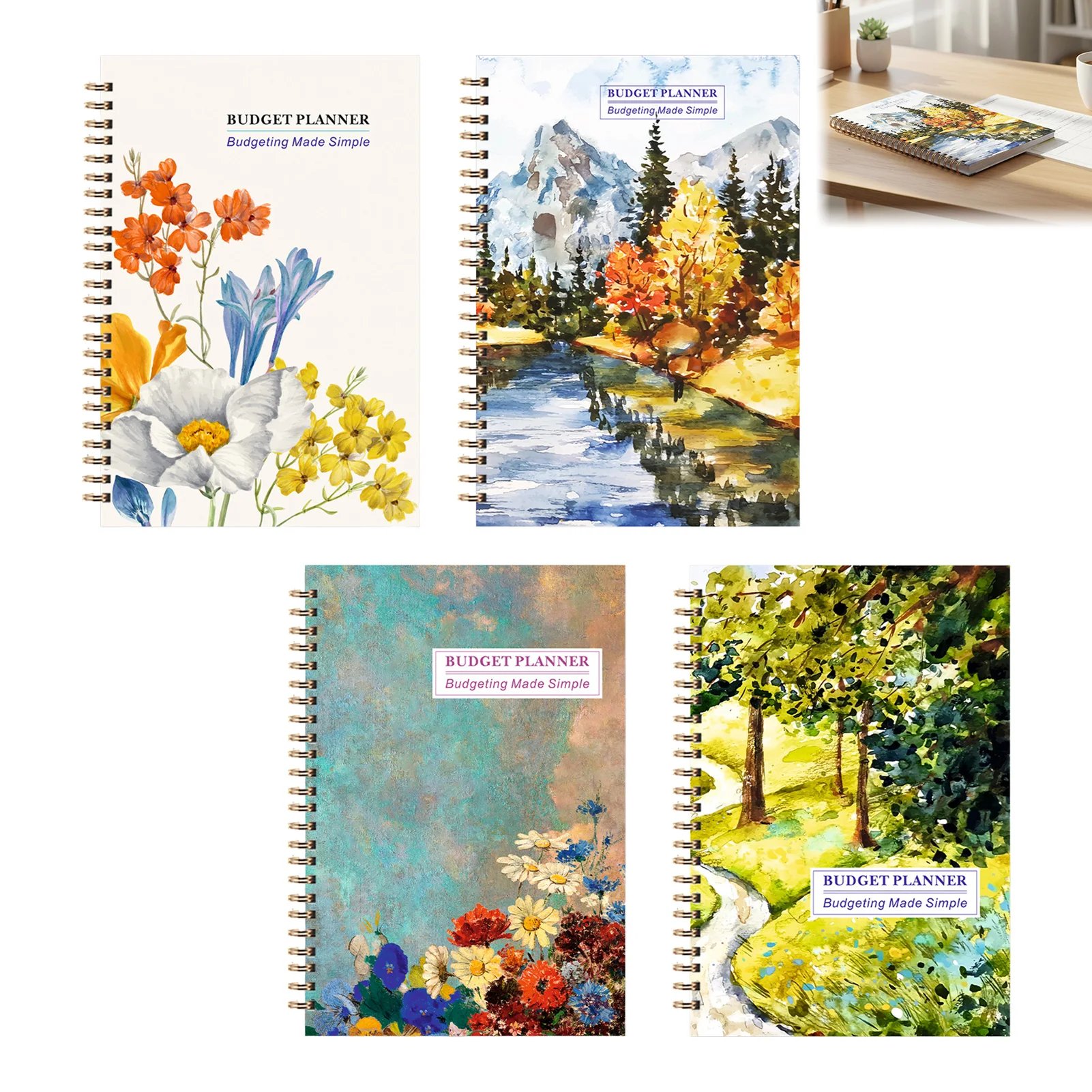 

Блокнот для планирования бюджета и финансового учета с таблицами для учета доходов и расходов, гладкая бумага, для дома, студентов, офисных работников