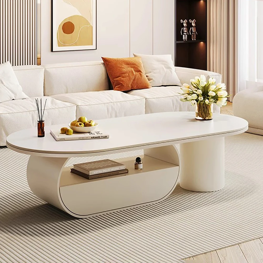 

Modern Luxury Coffee Tables Storage Minimalist Unique Design Coffee Table Premium Effect Table Basse De Salon Home Furniture