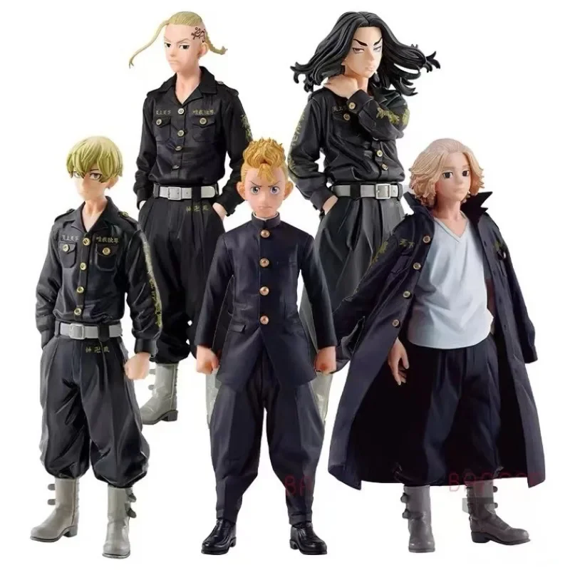 Anime Tokyo Revengers Action Figure Toys MIKEY Draken Baji Keisuke Matsuno Chifuyu Scale Model Collection Birthday Gifts