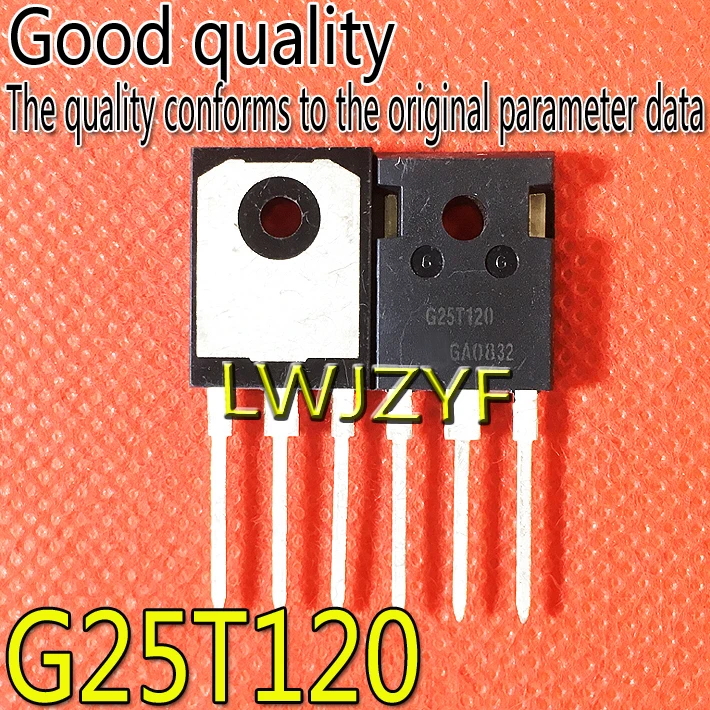 

(10Pieces) New original large chip IGW25T120 G25T120 MOS TO-247 1200V 25A MOSFET Fast shipping
