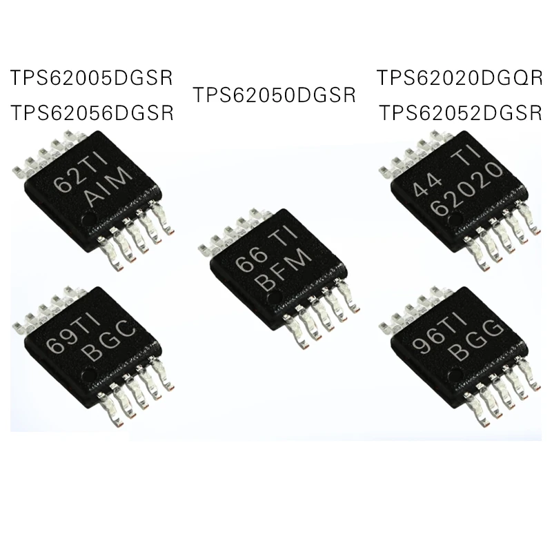 1PCS TPS62050/TPS62056/TPS62005/TPS62052DGSR TPS62020DGQR