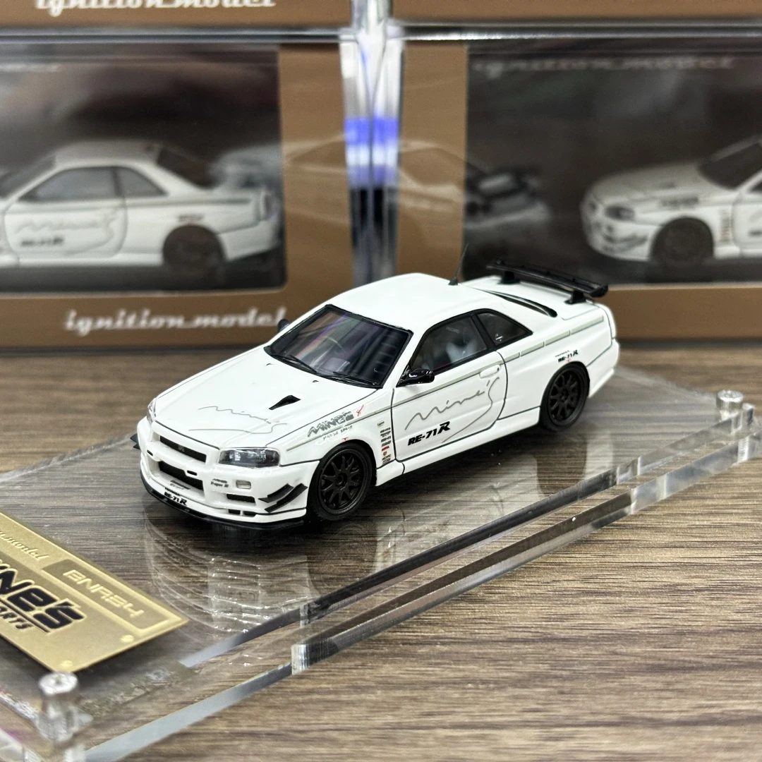 Ignition Model 1:64 BNR34 Mine's Motor Sports Resin Model Car