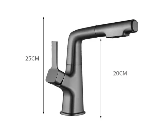 JOMOO Decked Mounted Kitchen faucet 360 Degree Swivel Kitchen Faucet Tap Cold and Hot Water Bar Sink Faucet