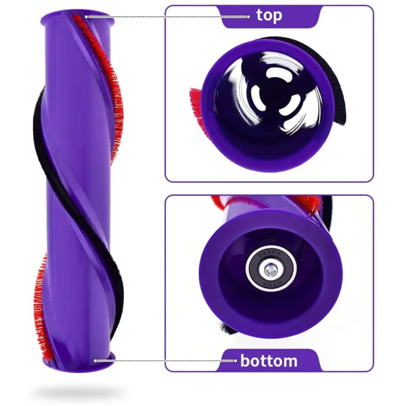 Replacement Parts Carbon Fiber Roller Carpet Brush Bar for Dyson V10 Cordless Vacuum Cleaner MotorHead Accessories