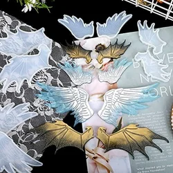 1Pair DIY Wing Mold Crystal Epoxy Silicone Angel Devil Wing Mold Epoxy Mirror Resin Mold For Jewelry Making