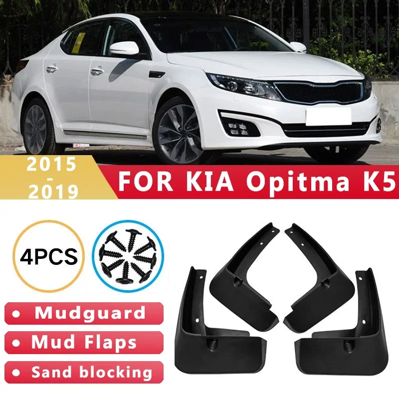 

Mud Flaps Fit for KIA Opitma K5 2015-2019 2016 2017 2018 Mudguards Tire Fenders Splash Proof Accessories Wheel Guards 4ps