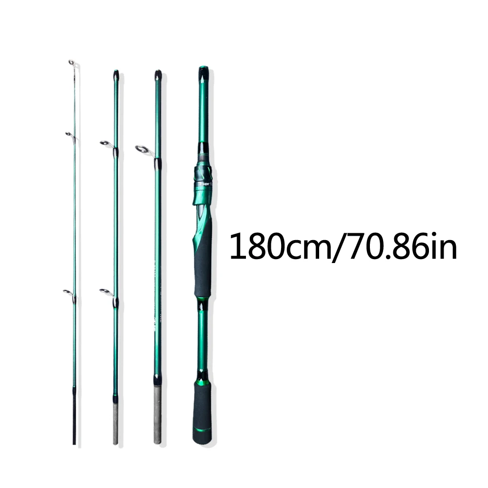 SIECHI Casting Spinning Angelrute 1,8 m 2,1 m Ultraleichte Carbonfaser-Rutenstange 4-teilig mit EVA-Griff 7-20 g Ködergewicht – Detail 14