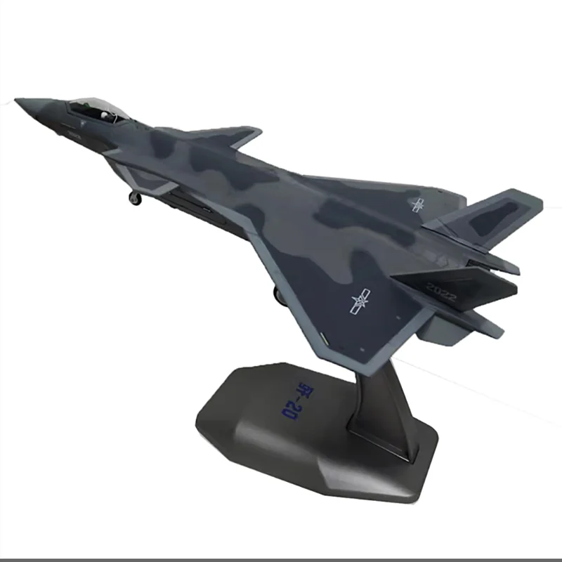 

1:72 Ratio J-20 Camouflage Alloy Aircraft Model Simulation Refined Version Of The Military Model Aircraft Collection Toy Gift