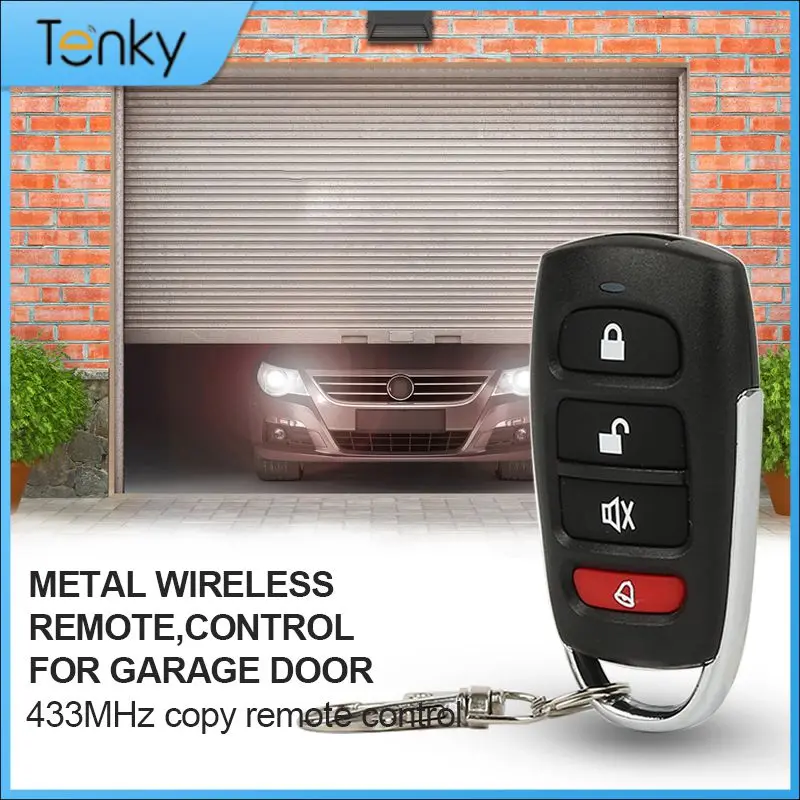 Smart Electric Garage Door Replacement Cloning Cloner Copy Remote Compact Mini Car Remote Control Key Sensitive Black Universal