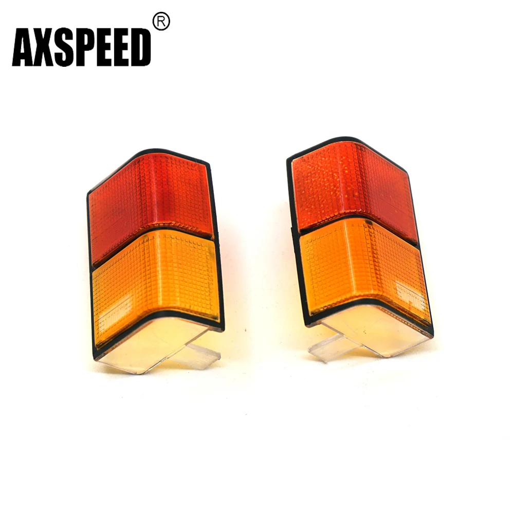 AXSPEED 2Pcs Tail Light Cover for 1/10 RC Crawler Axial SCX10 II Cherokee 90046 90047 Car Shell Body