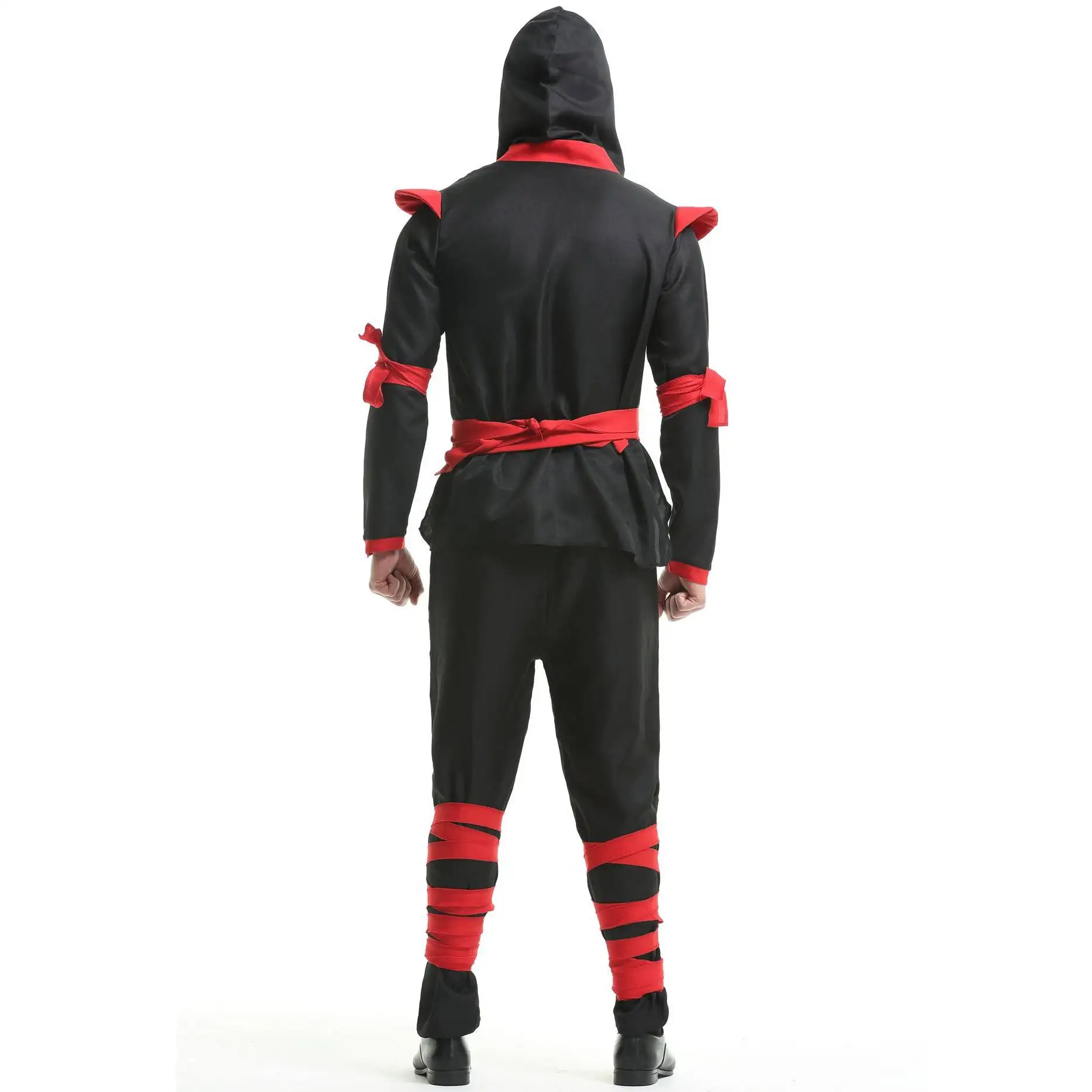 loween Ninja Warrior Costume Samurai orm da uomo Invisibili adow Ninja Outfit Spettacolo teatrale Tradizionale cinese...