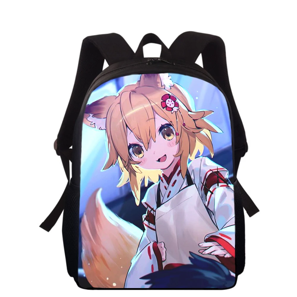 Anime the helpful fox senko san 15” 3D Print Kids Backpack Primary School Bags for Boys Girls Back Pack Students School Book Bag