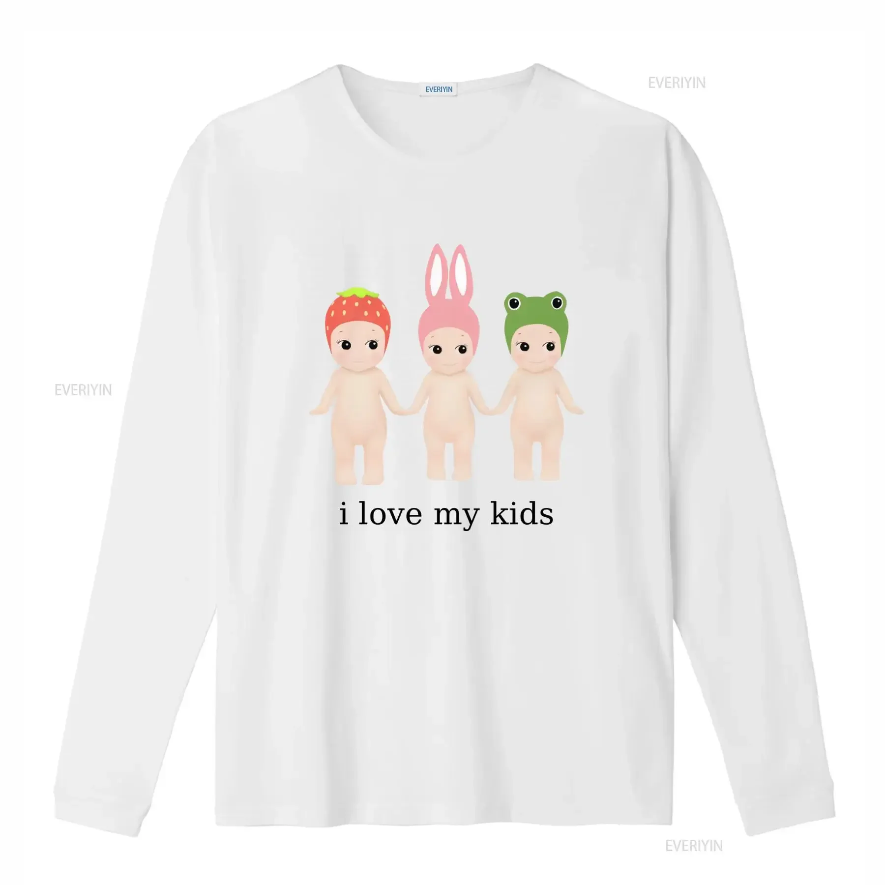 Sonny Angels Cute Toddler Kids T Shirt Strawberry Bunny Frog Print I Love My Design vintage Washed Versatile Unisex Comfortable