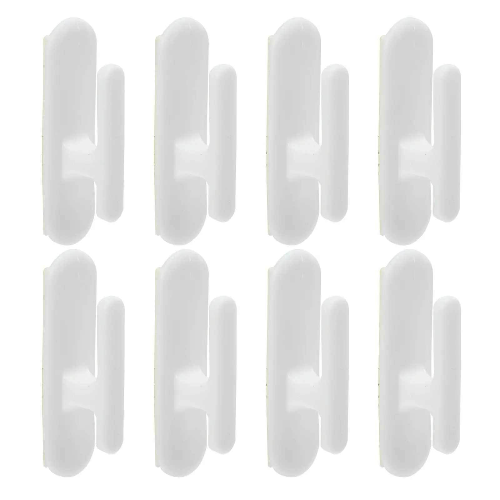 8Pcs Curtains Rope Cleat Hook Strong Adhesive Blind Cord Cleat for Living Room Bedroom Kitchen Office Stylish Wall