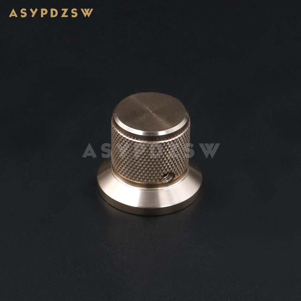 

1 PCS 30*22*25mm Amplifier Volume potentiometer Aluminum knob Knurled Silver/Black/Golden (Optional)