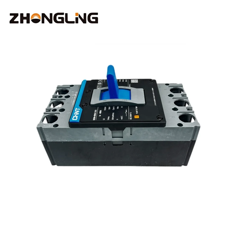 قاطع الدائرة الذكية Mccb NXM-400S/3300 400A علبة بلاستيكية سعة كسر 25KA 100KA قواطع دوائر مقولبة المنتج