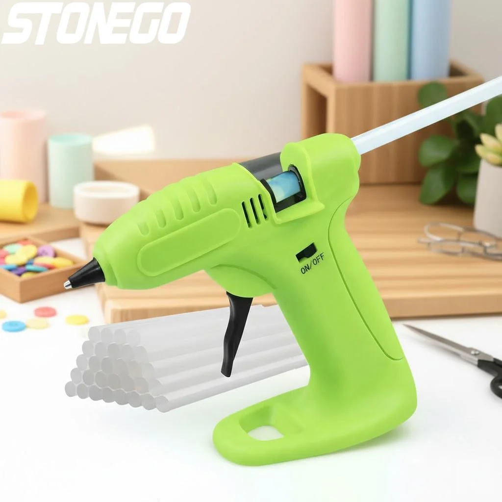 

Rechargeable Cordless Glue Gun Portable Lightweight Smooth Flow DIY Craft Home Repairs Tool