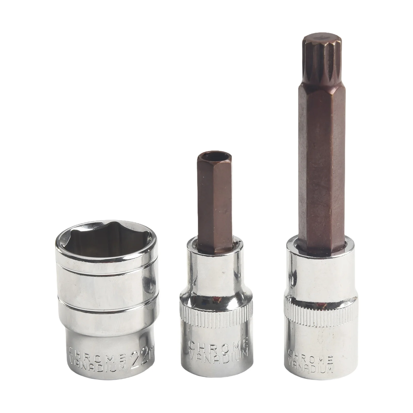 Common Rail Diesel Injector Disassembly Tool Kit Compatible With Bosch/Denso Injectors 24.6 Mm 3-Jaw Wrench Removal &