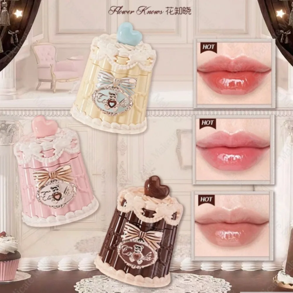 フラワーノウ スウィートハート パフベア リップジェリー リップ フェイス アイ セクシー 厚塗り トースト 栄養 リップグロス 高級 ウォーターグロッシー ミラーリップオイル