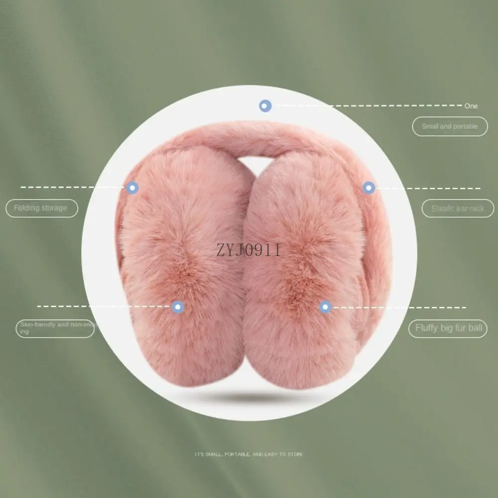 * 1 قطعة لينة أفخم الأذن دفئا الشتاء الدافئة غطاء للأذنين بلون غطاء للأذن في الهواء الطلق حماية الباردة الأذن يفشل للطي إيرفلاب الموضة