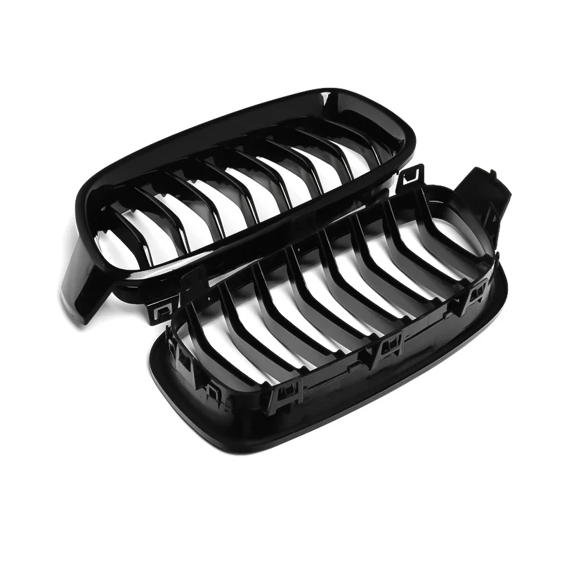 Glossy Black Grille กันชน Racing Grills ใช้งานร่วมกับ 2012-2018 BMW 3 Series F30 320i 328i ด้านหน้ากระจังหน้า Auto Body Kit