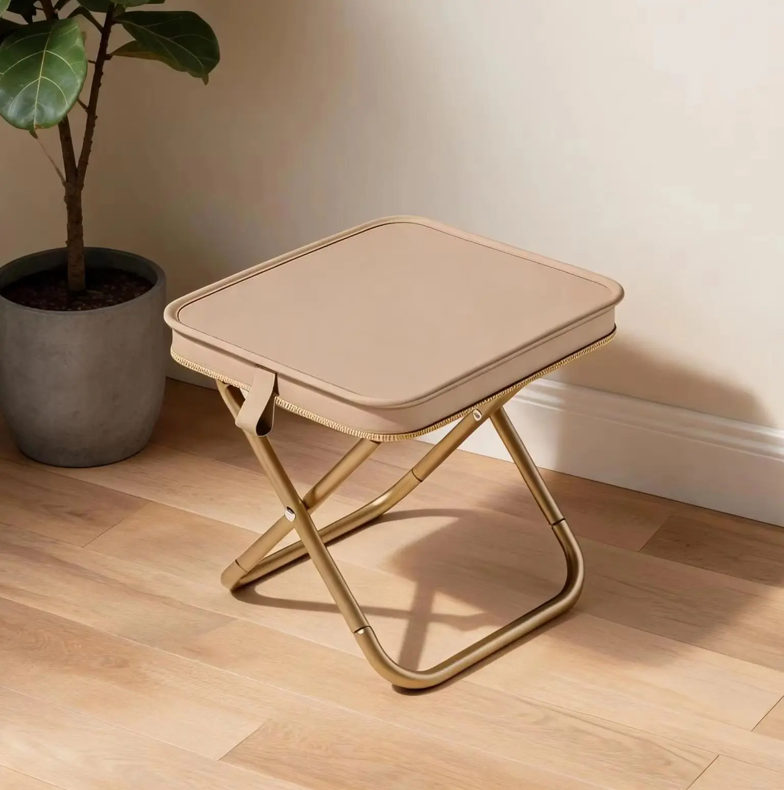 Portable Retractable Folding Stool, Lightweight Pocket‑Size Seat for Fishing, Camping, Outdoor Travel, Picnic & Leisure Activiti image 2