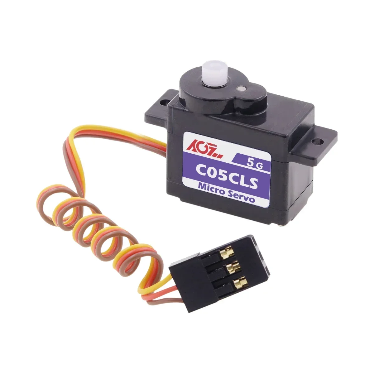 AGFRC-Micro servomotor Digital sin núcleo de alta velocidad para coche, Robot aeroplano de ala fija, 1KG, 0,075seg, 0,75 KG, 0,070seg