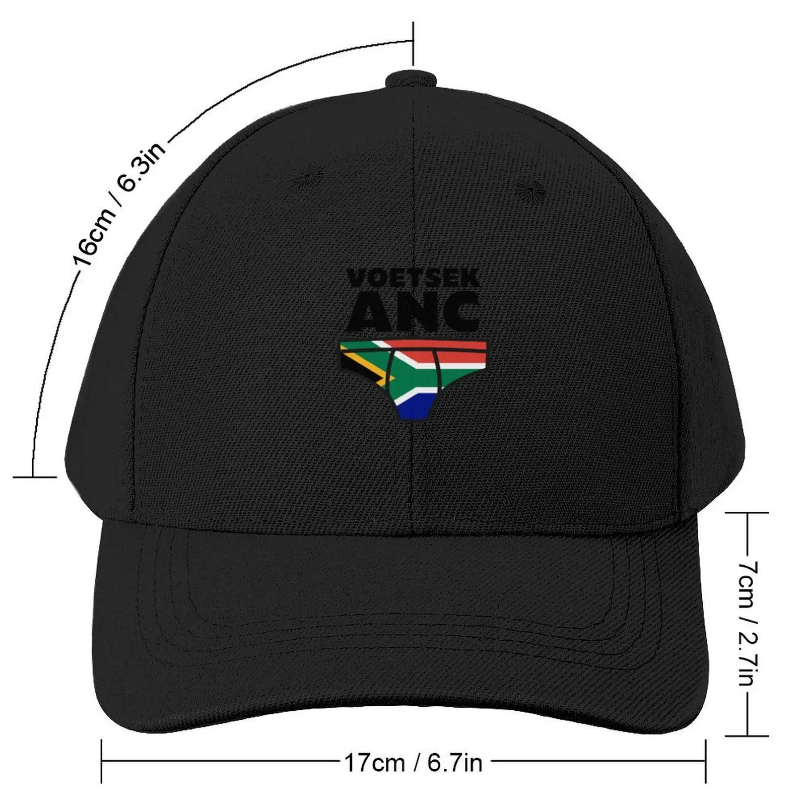 Voetsek ANC - South Africa Baseball Cap tea Hat Streetwear Rugby Caps Women Men's