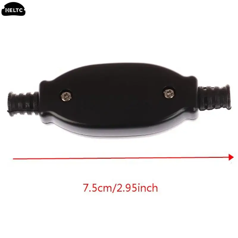 1PCS 3A 250V On/Off Waterproof In Line Switch Cord Switch Round Wire Silver Contact Double Cut Switch Dust Switch Cord Switch