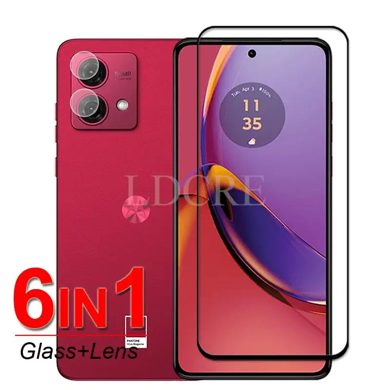 

For Motorola Moto G84 Glass For Motorola G84 Tempered Glass Full Glue Screen Camera Lens Protector Film For Moto G84 Glass