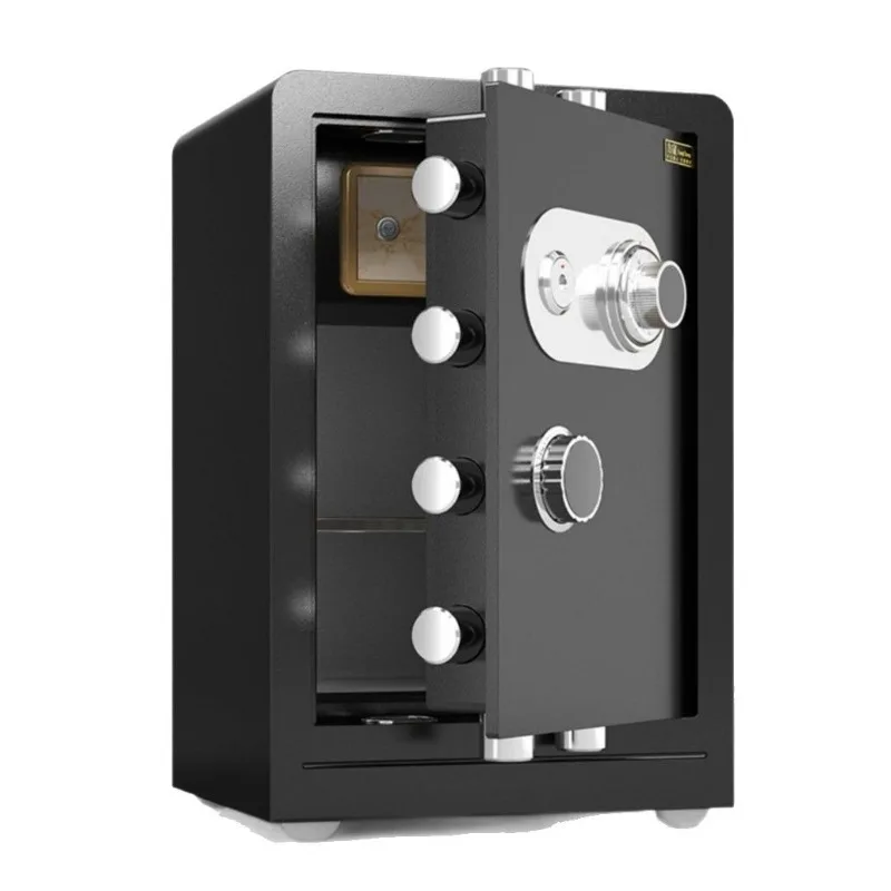Mechanical lock safe household small, safe anti-theft new household, bedside table type