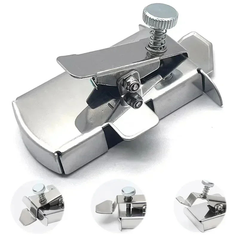 Sewing Machine Gauge Magnet Magnetic Seam Guide Rule Stainless Steel Measure Precise Edge Locator