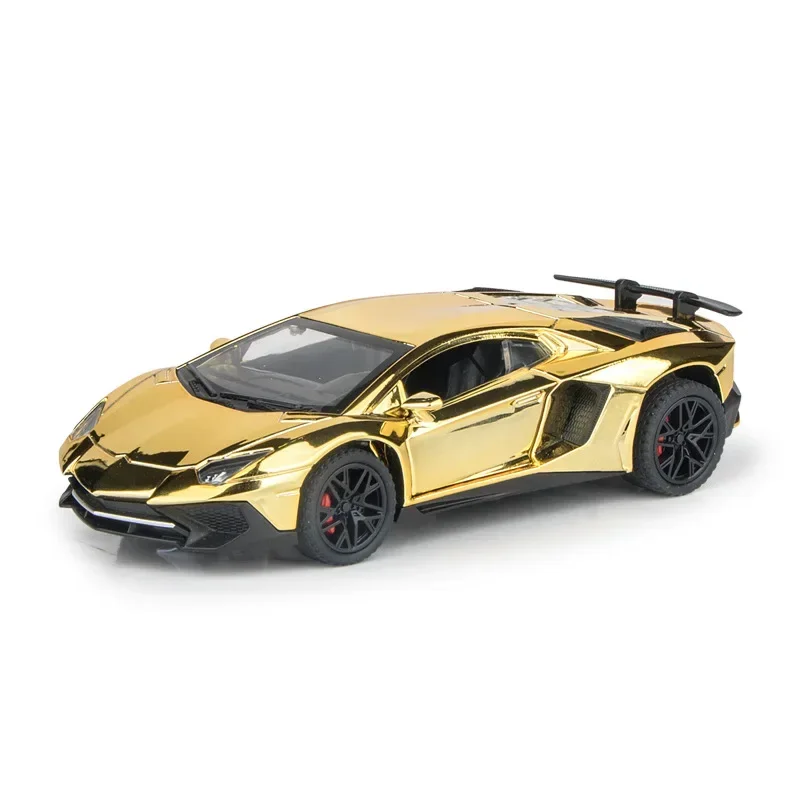 1:32 lamborghini LP750-4 benz g800 galvanoplastia liga modelo de carro diecast metal modelo de carro som luz coleção crianças brinquedo presente