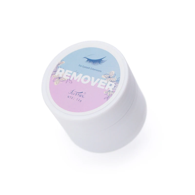 Funmix 12g 속눈썹 접착제 리무버 빠른 언로딩 접착제 속눈썹 연장 메이크업 도구 용 전문 크림 리무버