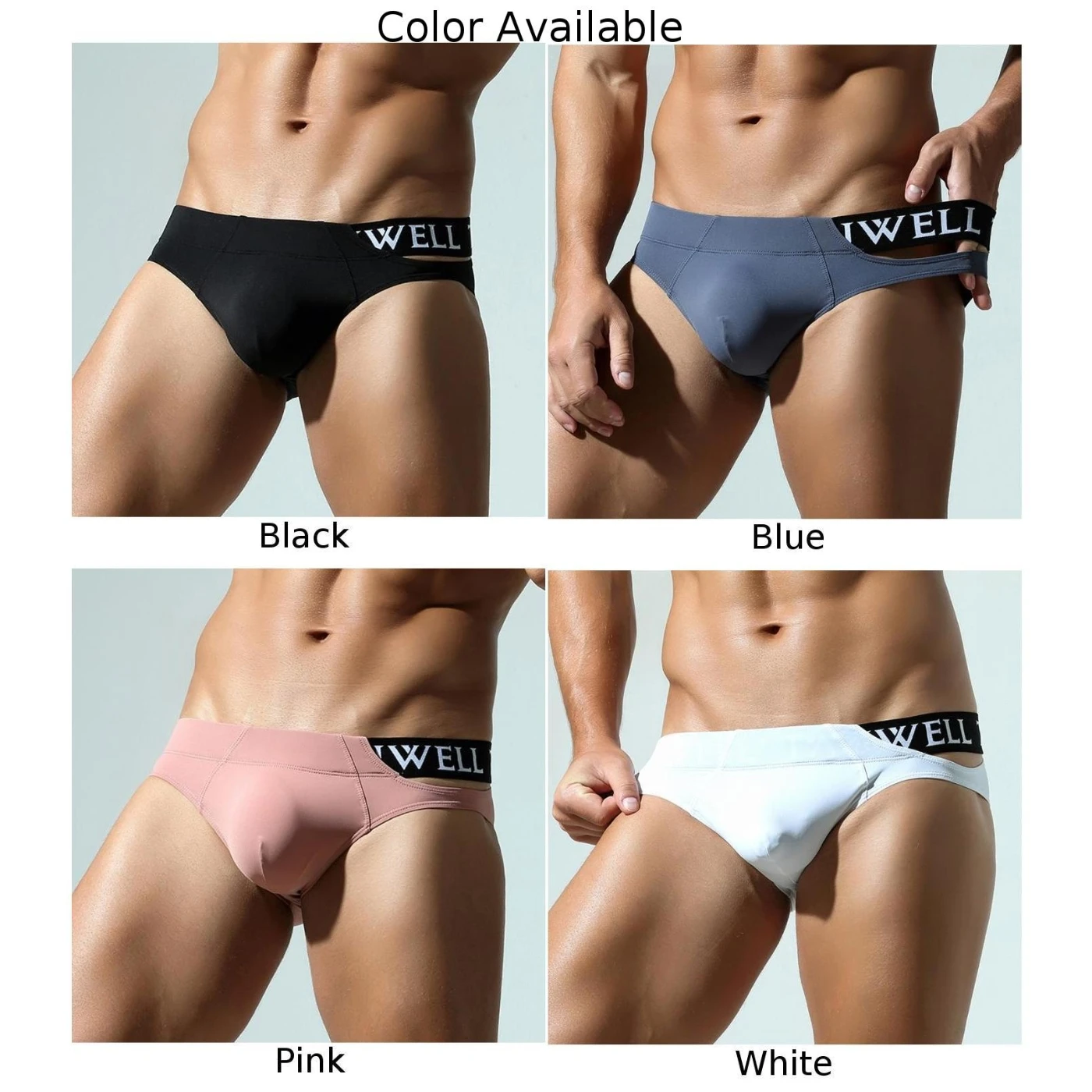 Mens Low Waist Briefs for Comfortable Daily Wear Breathable and Sexy Design Hollow Thin Underwear for All Seasons