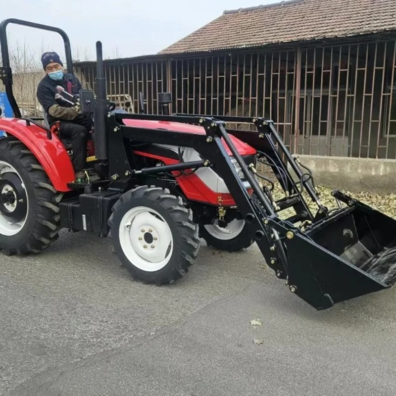 Cina nuovissimo design macchine agricole 4WD XT604 60hp mini ruota trattore agricolo trattore agricolo buon prezzo in vendita