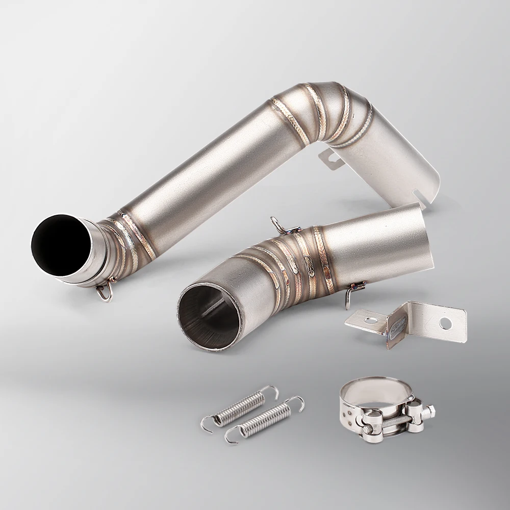 ل DUKE 200 DUKE 250 DUKE 390 2012-2017 دراجة نارية العادم نظام كامل كاتم صوت الأنابيب الأوسط #3