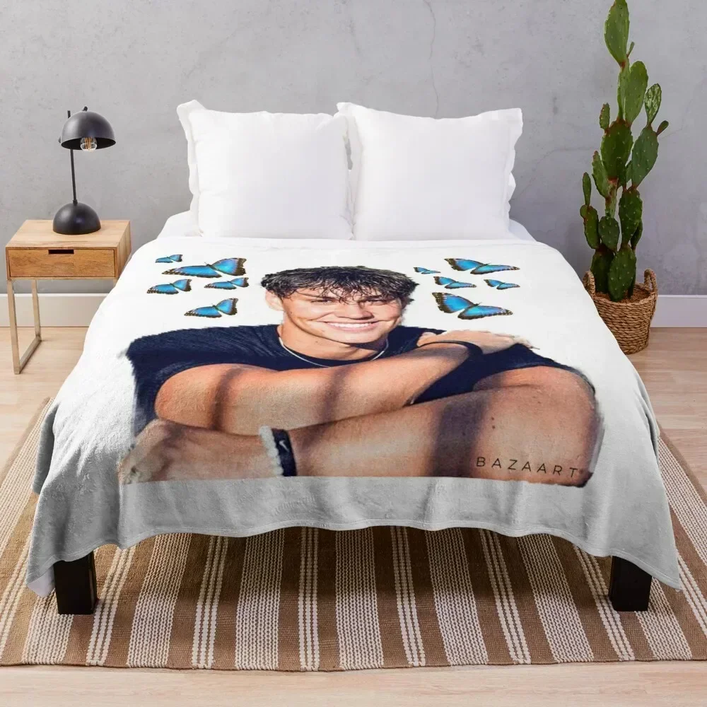 

Noah beck Throw Blanket Bed covers Kid'S bed plaid Blankets Decorative Sofa blankets ands Bed Fashionable Designers Blankets