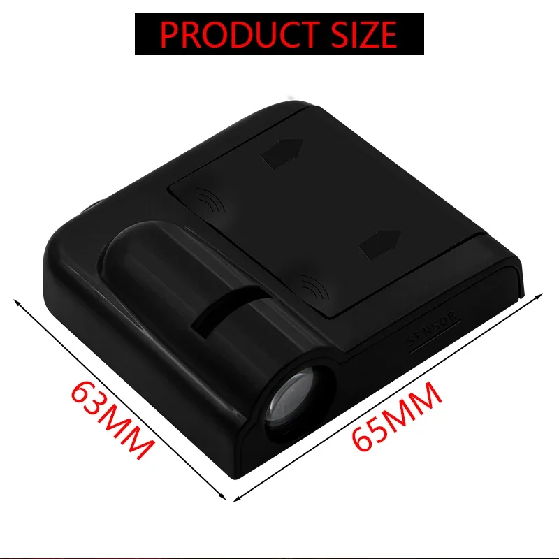 Car Door Emblem Light LED Welcome Lamp Wireless Laser Projector for VW Golf 3 4 MK3 MK4 Passat 3BG Polo 6N 9N Bora Vento view 2