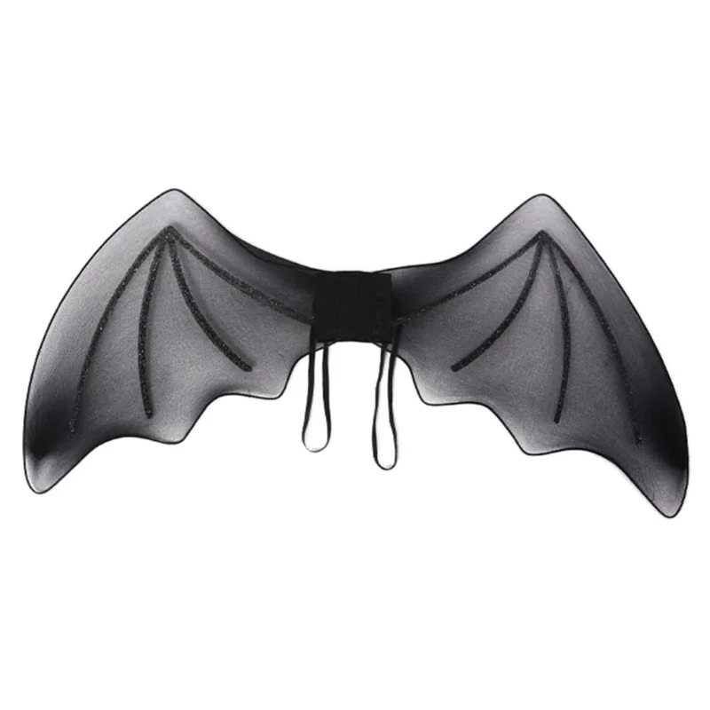 Devil Wings-เหมือนจริงฮาโลวีนค้างคาวปีกคอสเพลย์Elf Wings Party-Favorsสำหรับเด็ก