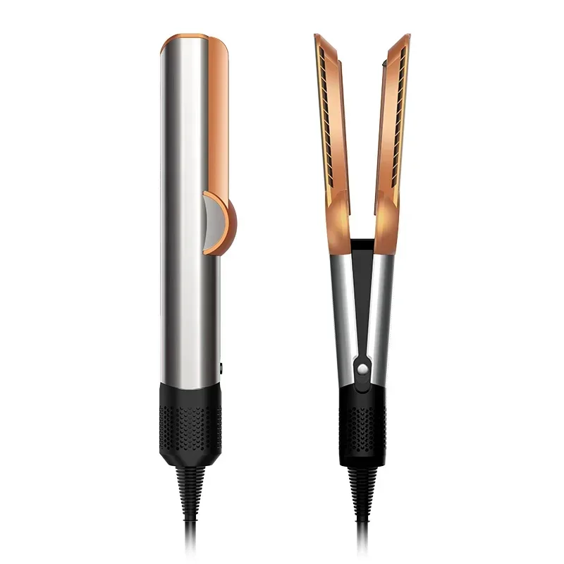 2-in-1 professioneller Haarglätter und Haartrockner, beheizbares Haar-Glätteisen, Negativ-Ionen-Eisen, langlebiges Styling-Werkzeug