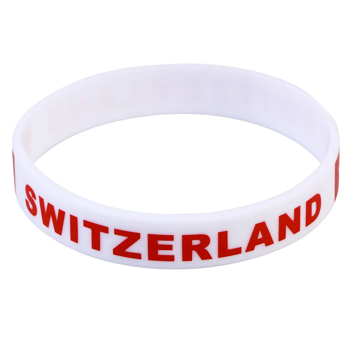 

6 pcs Silicone Flag Support Durable Size Fits Most Football Game International Match Fan Bracelet Country Bracelet