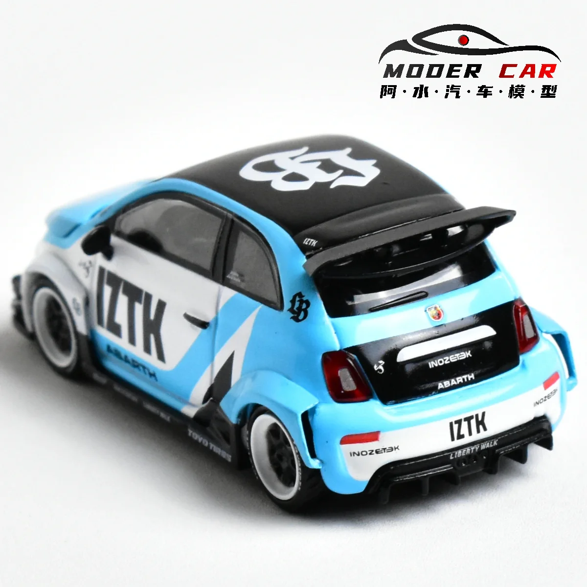 

Литая под давлением модель автомобиля MINIGT 1:64 1051 Giftable Abarth
