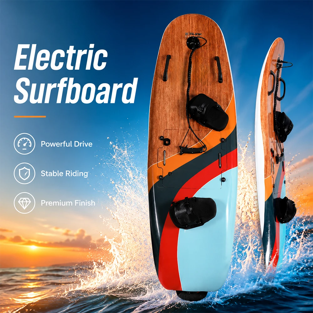 Luxury Electric Surfboard Lightweight Jet Surf Board Powerful Thrust Stable Control for Water Sports Adventure view 3