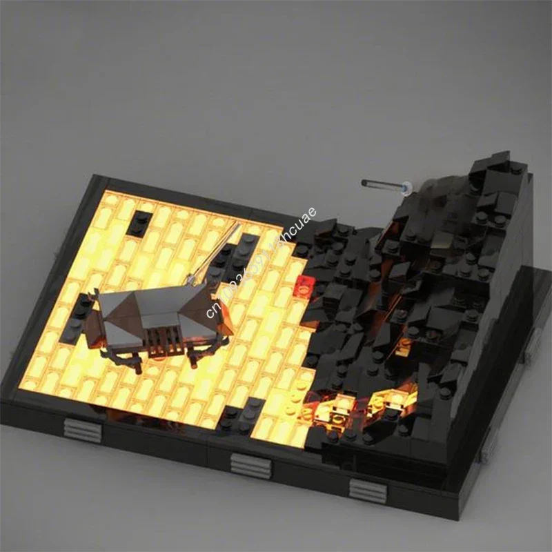 

449pcs MOC Battle The Heroes Diorama Collection Episode Star UCS Model Building Blocks Toys Festival Gifts