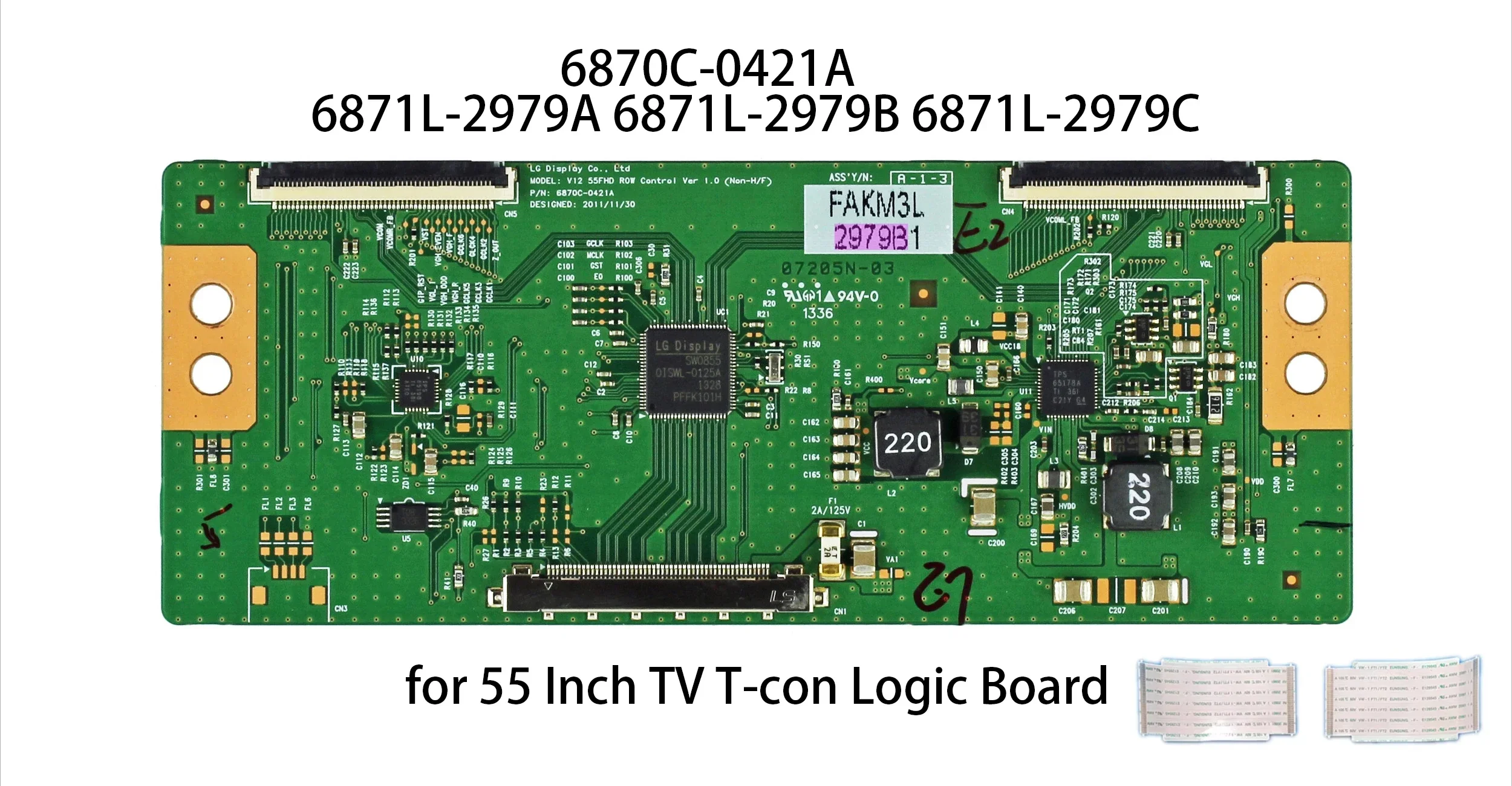 

6870C-0421A 6871L-2979A 6871L-2979B 6871L-2979C T-con Logic Board for 55LM4600 55LM6400 55LS4500 55LA6200 55LA6205 55 Inch TV